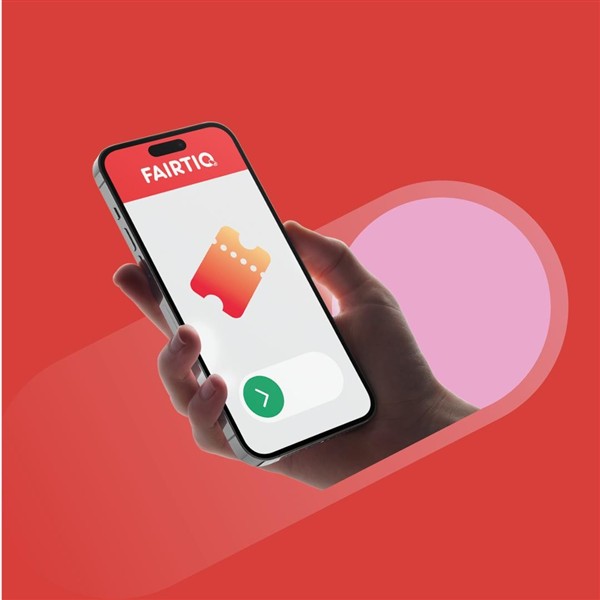 Fairtiq-applikasjonen på en smarttelefon.